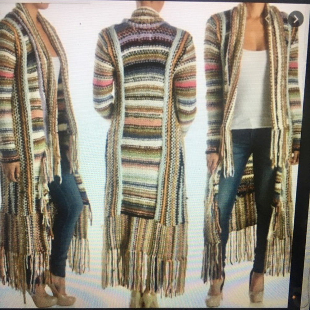 Unique, Colorful Long Sweater